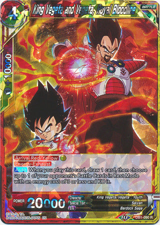 King Vegeta and Vegeta, Royal Bloodline (DB1-090) [Dragon Brawl] | Event Horizon Hobbies CA