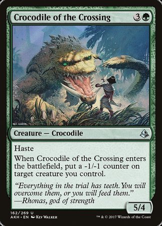 Crocodile of the Crossing [Amonkhet] | Event Horizon Hobbies CA