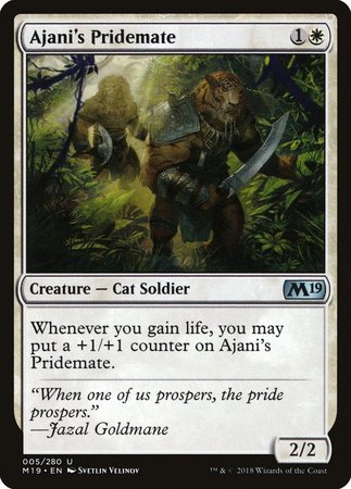 Ajani's Pridemate [Core Set 2019] | Event Horizon Hobbies CA