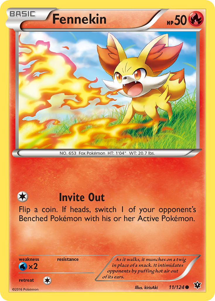 Fennekin (11/124) [XY: Fates Collide] | Event Horizon Hobbies CA