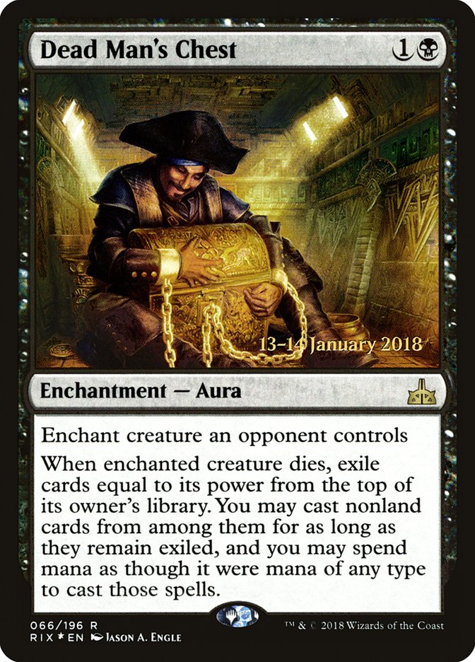 Dead Man's Chest [Rivals of Ixalan Prerelease Promos] | Event Horizon Hobbies CA