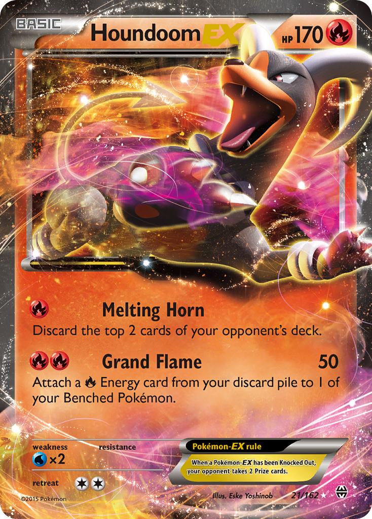 Houndoom EX (21/162) [XY: BREAKthrough] | Event Horizon Hobbies CA