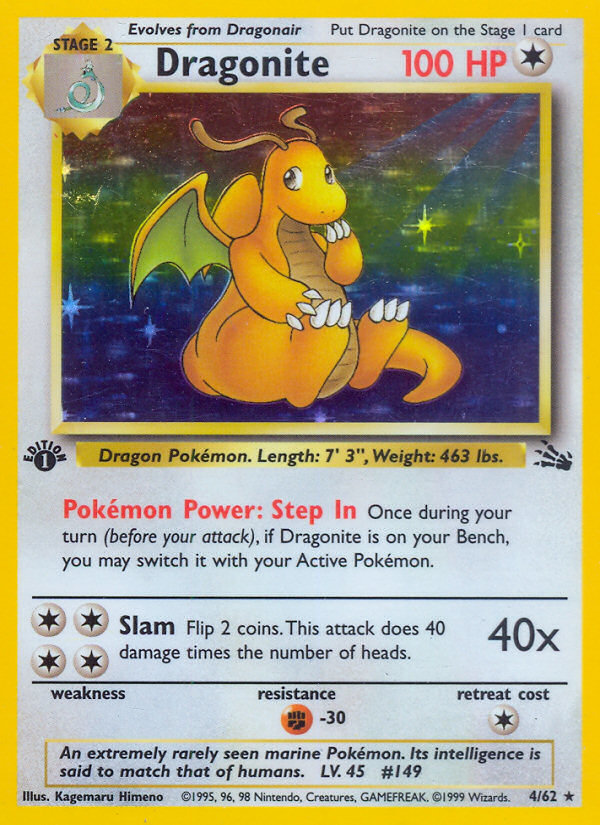 Dragonite (4/62) [Fossil 1st Edition] | Event Horizon Hobbies CA