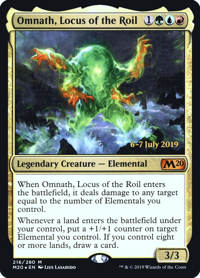 Omnath, Locus of the Roil  [Core Set 2020 Prerelease Promos] | Event Horizon Hobbies CA