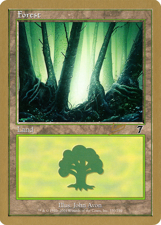 Forest (rl330) (Raphael Levy) [World Championship Decks 2002] | Event Horizon Hobbies CA