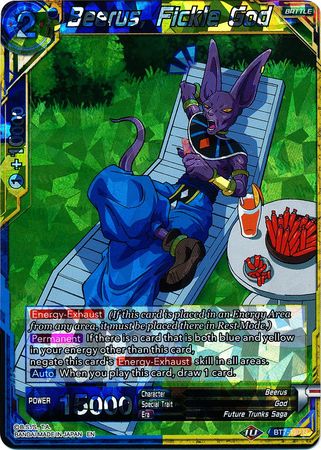 Beerus, Fickle God (BT7-120) [Assault of the Saiyans] | Event Horizon Hobbies CA