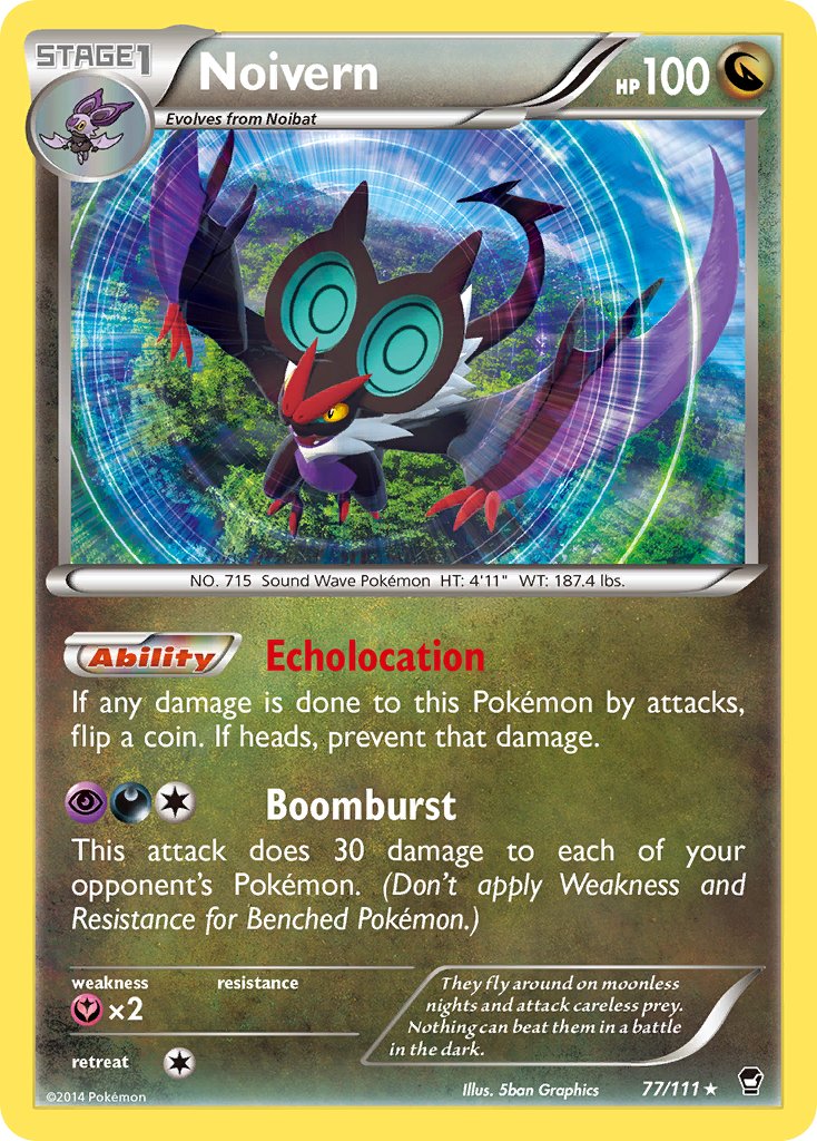 Noivern (77/111) (Cosmos Holo) (Blister Exclusive) [XY: Furious Fists] | Event Horizon Hobbies CA