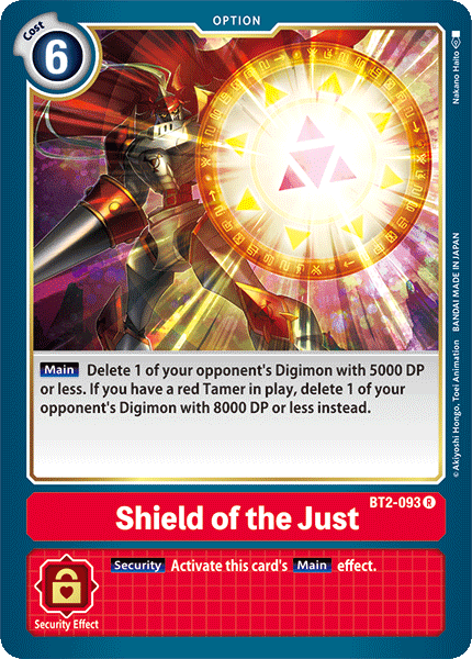 Shield of the Just [BT2-093] [Release Special Booster Ver.1.0] | Event Horizon Hobbies CA