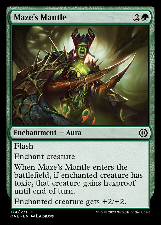 Maze's Mantle [Phyrexia: All Will Be One] | Event Horizon Hobbies CA