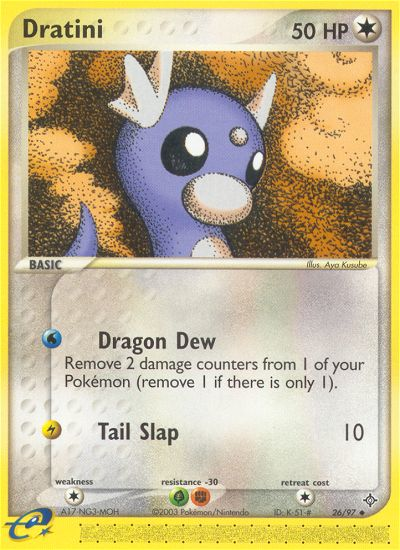 Dratini (26/97) [EX: Dragon] | Event Horizon Hobbies CA