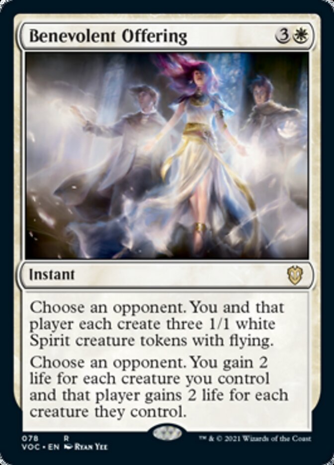 Benevolent Offering [Innistrad: Crimson Vow Commander] | Event Horizon Hobbies CA