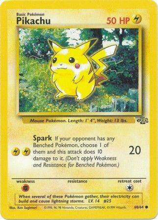 Pikachu (60/64) [Jungle Unlimited] | Event Horizon Hobbies CA