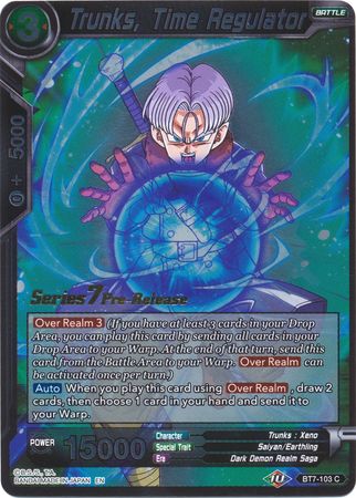 Trunks, Time Regulator (BT7-103_PR) [Assault of the Saiyans Prerelease Promos] | Event Horizon Hobbies CA