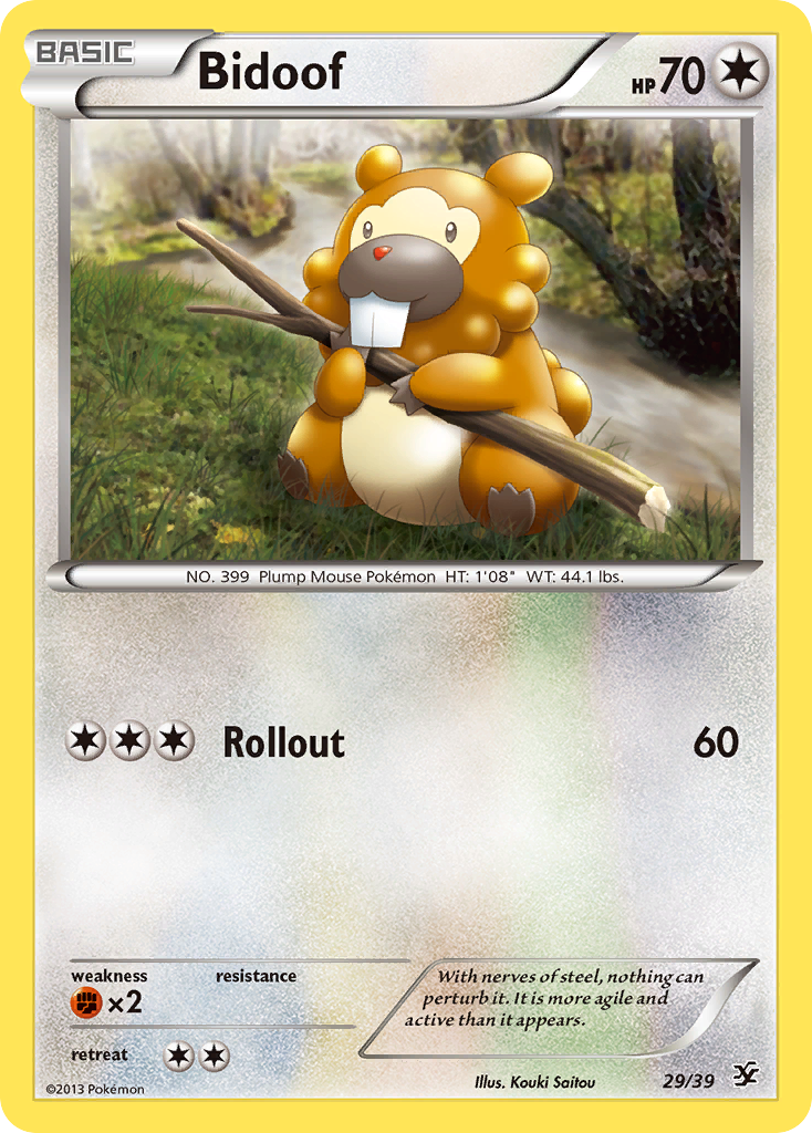 Bidoof (29/39) [XY: Kalos Starter Set] | Event Horizon Hobbies CA