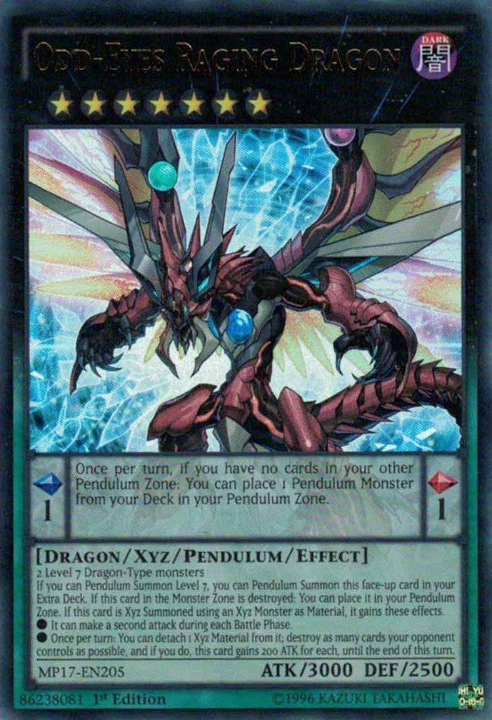 Odd-Eyes Raging Dragon [MP17-EN205] Ultra Rare | Event Horizon Hobbies CA