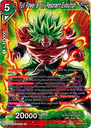 Full Power Broly, Resonant Evolution (EX04-04) [Unity of Saiyans] | Event Horizon Hobbies CA