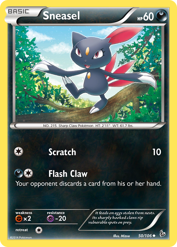 Sneasel (50/106) [XY: Flashfire] | Event Horizon Hobbies CA