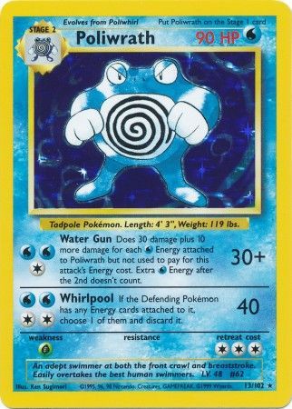 Poliwrath (13/102) [Base Set Unlimited] | Event Horizon Hobbies CA