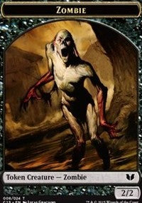 Zombie // Spirit (022) Double-Sided Token [Commander 2015 Tokens] | Event Horizon Hobbies CA