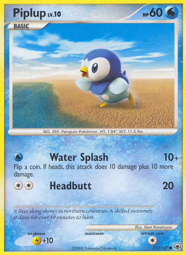 Piplup (71/100) [Diamond & Pearl: Majestic Dawn] | Event Horizon Hobbies CA