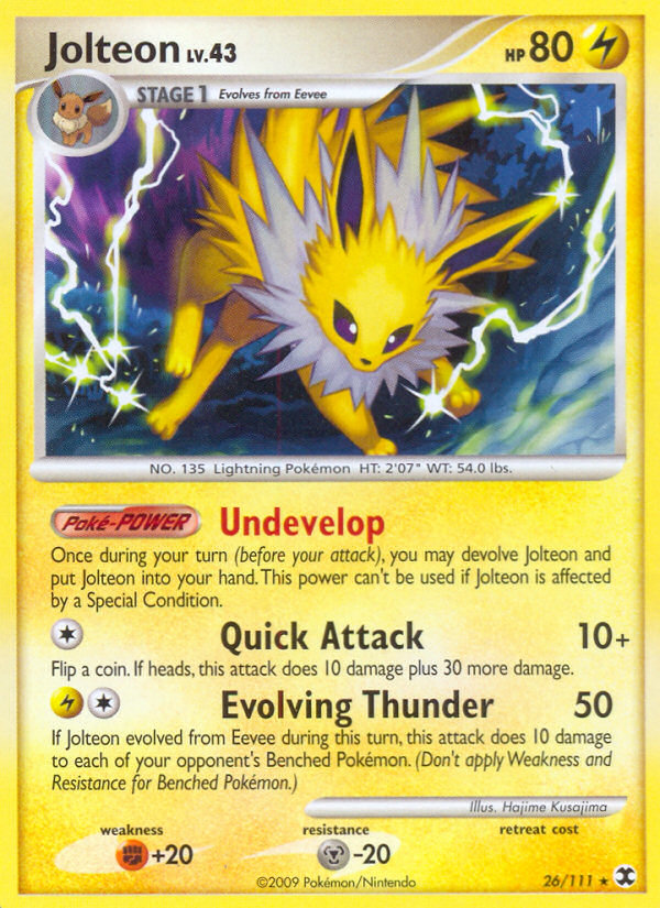 Jolteon (26/111) [Platinum: Rising Rivals] | Event Horizon Hobbies CA