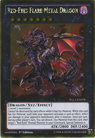 Red-Eyes Flare Metal Dragon [PGL3-EN078] Gold Rare | Event Horizon Hobbies CA