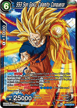 SS3 Son Goku, Calamity Conqueror (BT14-035) [Cross Spirits] | Event Horizon Hobbies CA