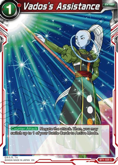 Vados's Assistance (Reprint) (BT1-025) [Battle Evolution Booster] | Event Horizon Hobbies CA