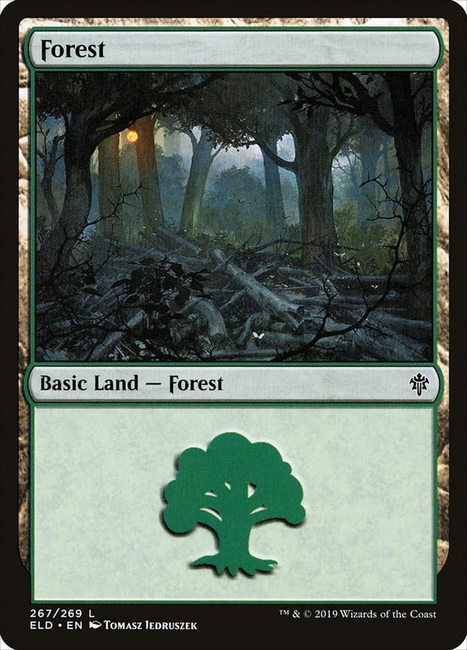 Forest (267) [Throne of Eldraine] | Event Horizon Hobbies CA
