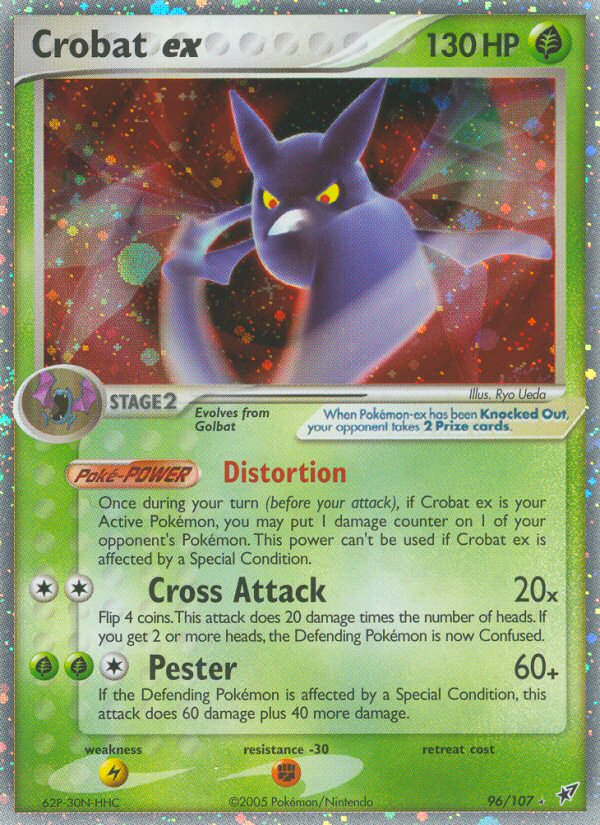 Crobat ex (96/107) [EX: Deoxys] | Event Horizon Hobbies CA