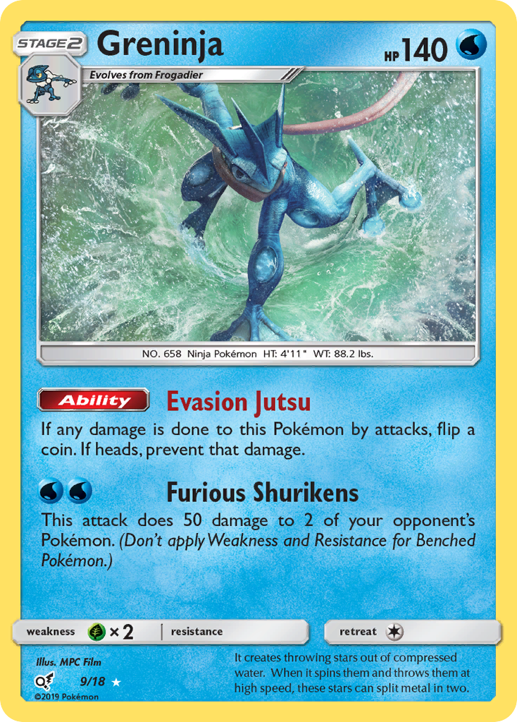 Greninja (9/18) [Sun & Moon: Detective Pikachu] | Event Horizon Hobbies CA