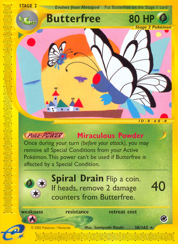 Butterfree (38/165) [Expedition: Base Set] | Event Horizon Hobbies CA