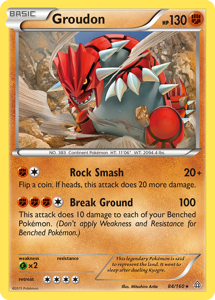 Groudon (84/160) [XY: Primal Clash] | Event Horizon Hobbies CA