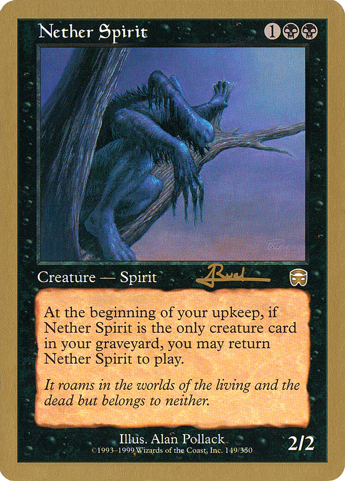 Nether Spirit (Antoine Ruel) [World Championship Decks 2001] | Event Horizon Hobbies CA