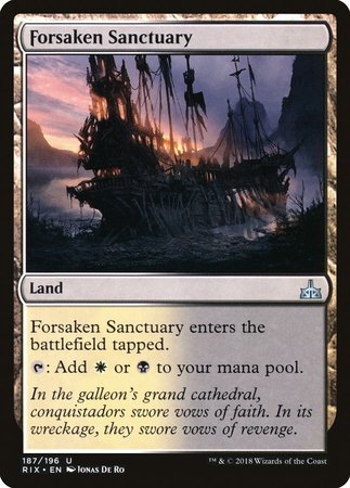 Forsaken Sanctuary [Rivals of Ixalan] | Event Horizon Hobbies CA