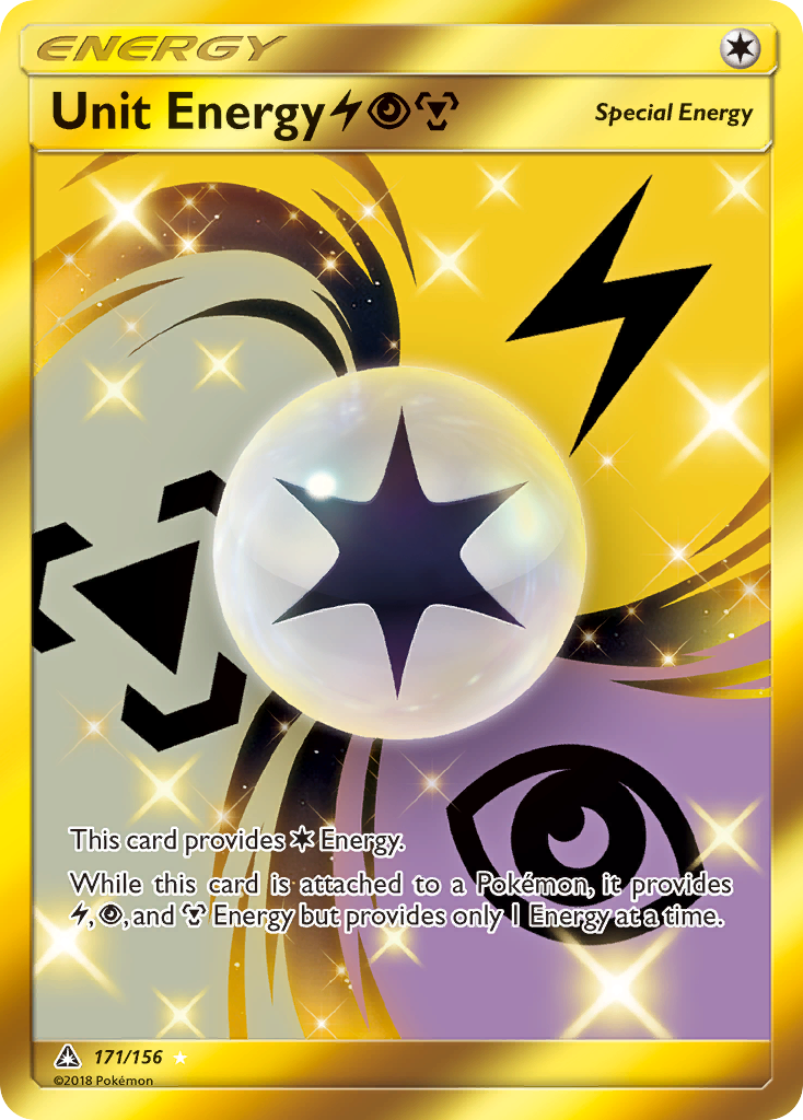 Unit Energy (171/156) (Lightning, Psychic, Metal) [Sun & Moon: Ultra Prism] | Event Horizon Hobbies CA