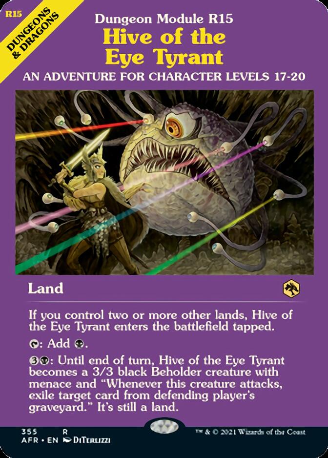 Hive of the Eye Tyrant (Dungeon Module) [Dungeons & Dragons: Adventures in the Forgotten Realms] | Event Horizon Hobbies CA