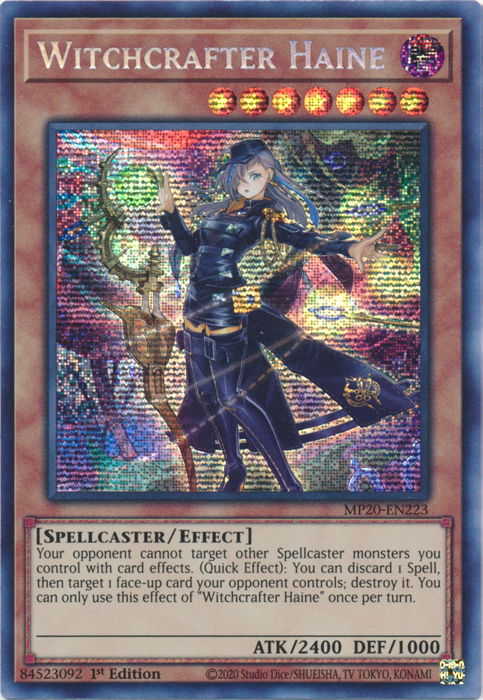 Witchcrafter Haine [MP20-EN223] Prismatic Secret Rare | Event Horizon Hobbies CA