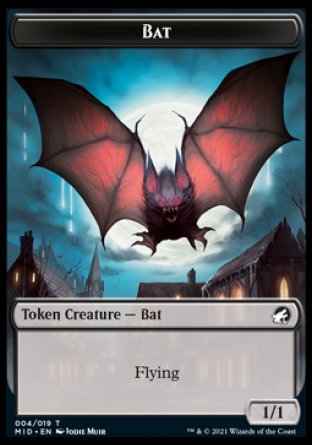 Bat Token [Innistrad: Midnight Hunt Tokens] | Event Horizon Hobbies CA