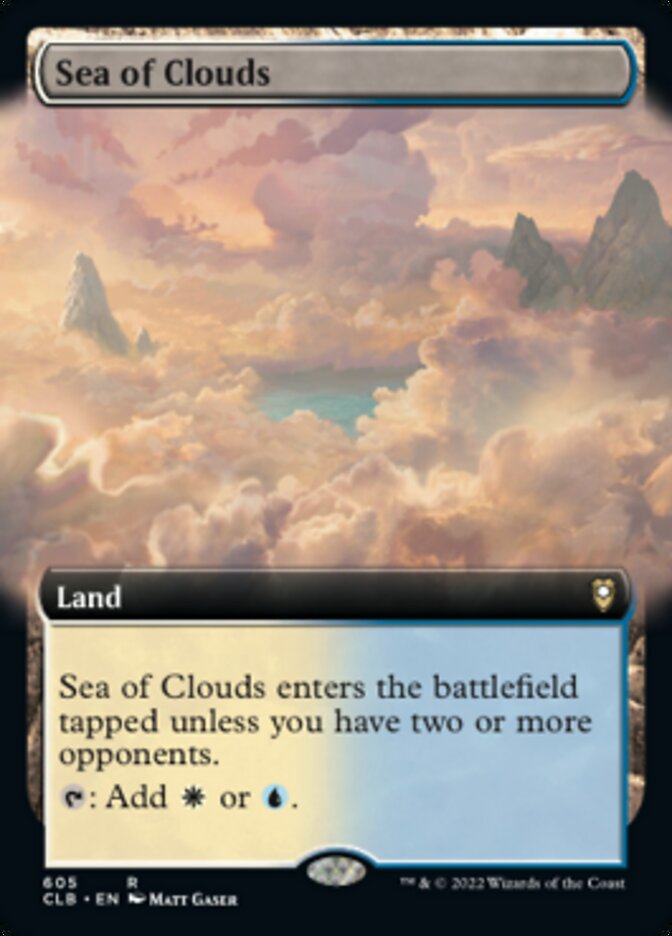 Sea of Clouds (Extended Art) [Commander Legends: Battle for Baldur's Gate] | Event Horizon Hobbies CA