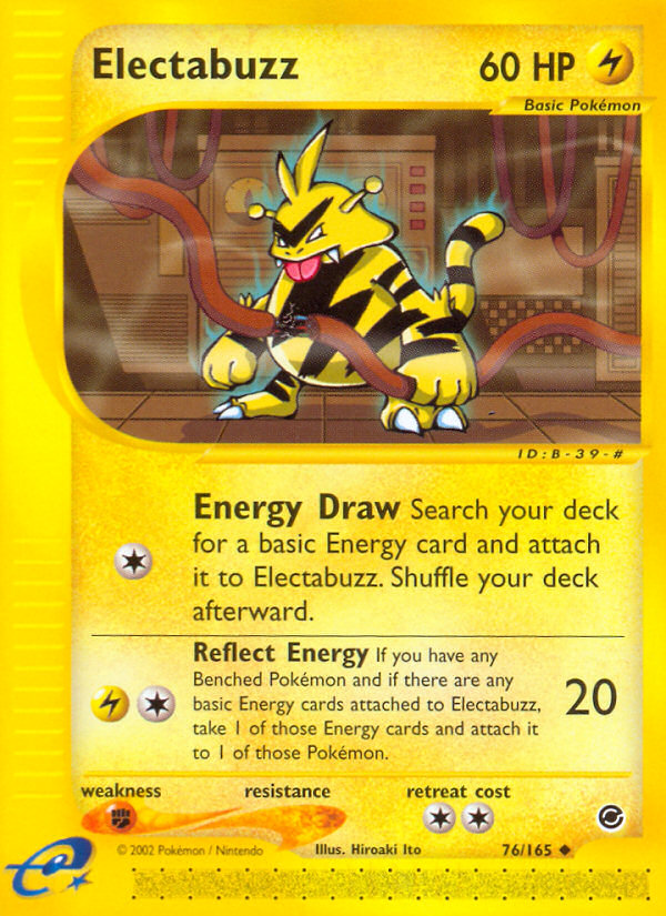 Electabuzz (76/165) [Expedition: Base Set] | Event Horizon Hobbies CA