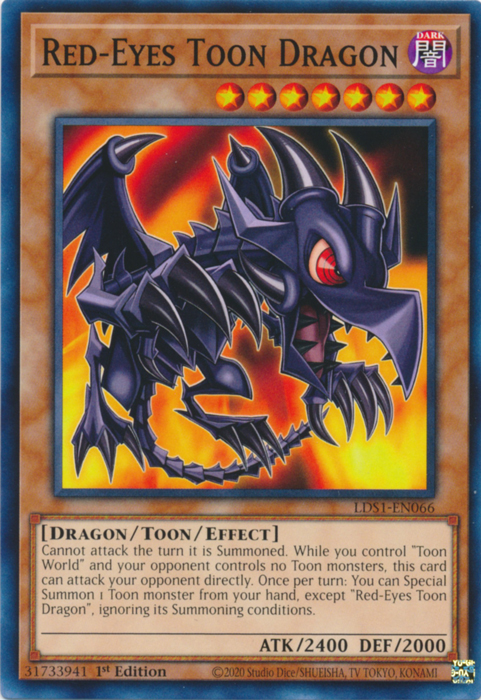 Red-Eyes Toon Dragon [LDS1-EN066] Common | Event Horizon Hobbies CA