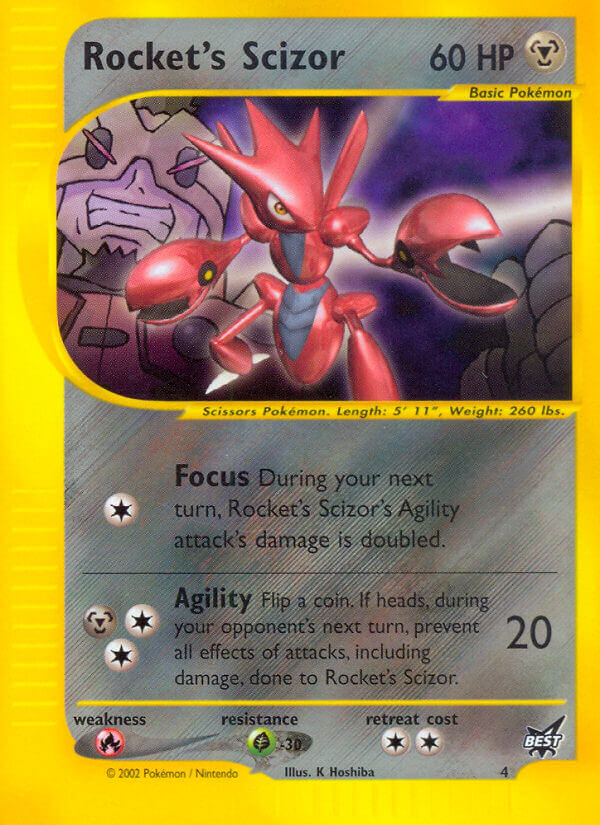 Rocket's Scizor (4) [Best of Promos] | Event Horizon Hobbies CA