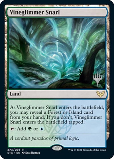 Vineglimmer Snarl (Promo Pack) [Strixhaven: School of Mages Promos] | Event Horizon Hobbies CA