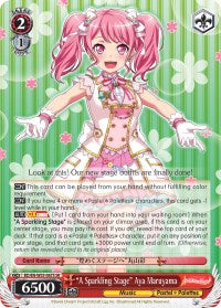 "A Sparkling Stage" Aya Maruyama (BD/EN-W03-067S SR) [BanG Dream! Girls Band Party! MULTI LIVE] | Event Horizon Hobbies CA