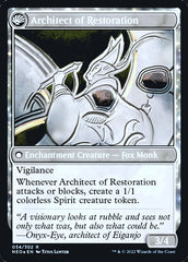 The Restoration of Eiganjo // Architect of Restoration [Kamigawa: Neon Dynasty Prerelease Promos] | Event Horizon Hobbies CA