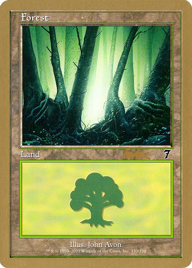 Forest (bk330) (Brian Kibler) [World Championship Decks 2002] | Event Horizon Hobbies CA