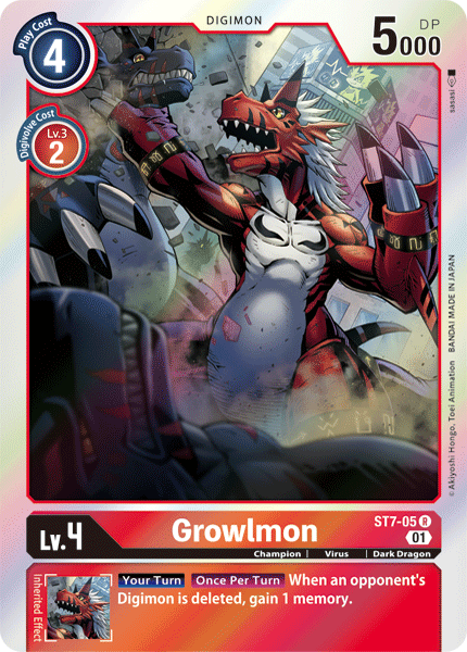 Growlmon [ST7-05] [Starter Deck: Gallantmon] | Event Horizon Hobbies CA