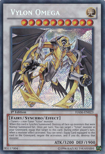 Vylon Omega [HA06-EN023] Secret Rare | Event Horizon Hobbies CA