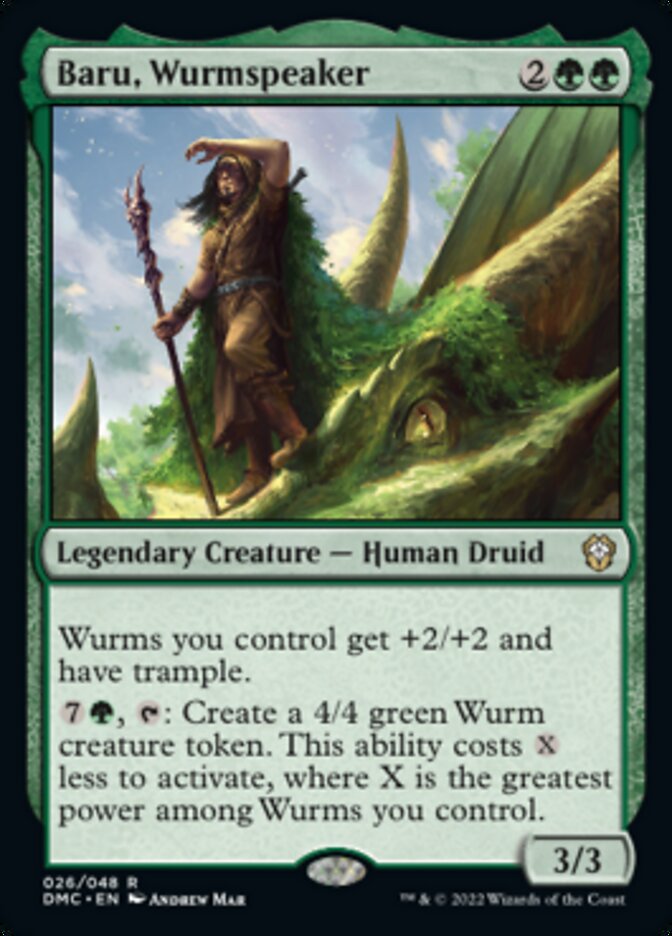 Baru, Wurmspeaker [Dominaria United Commander] | Event Horizon Hobbies CA